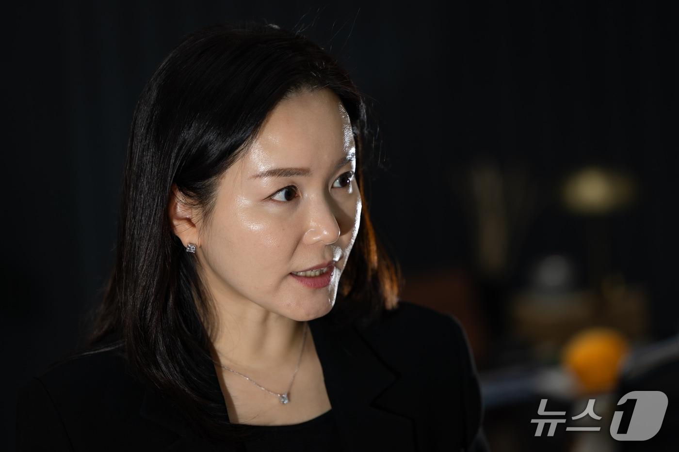 본문 이미지 - 이주영 개혁신당 의원이 28일 서울 여의도 국회 의원회관에서 뉴스1과 인터뷰하고 있다. ⓒ 뉴스1 유승관 기자