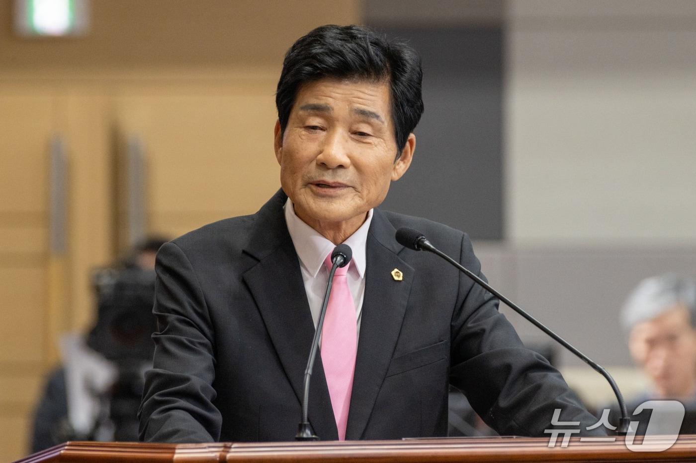 본문 이미지 - 최태림 경북도의원은 3일 대구경북통합신공항 이전 예정지 주민에 대한 특별생계지원금 지급과 조기 착공을 촉구 한다.(l경북도의회 제공. 재판매 및 DB 금지) /뉴스1