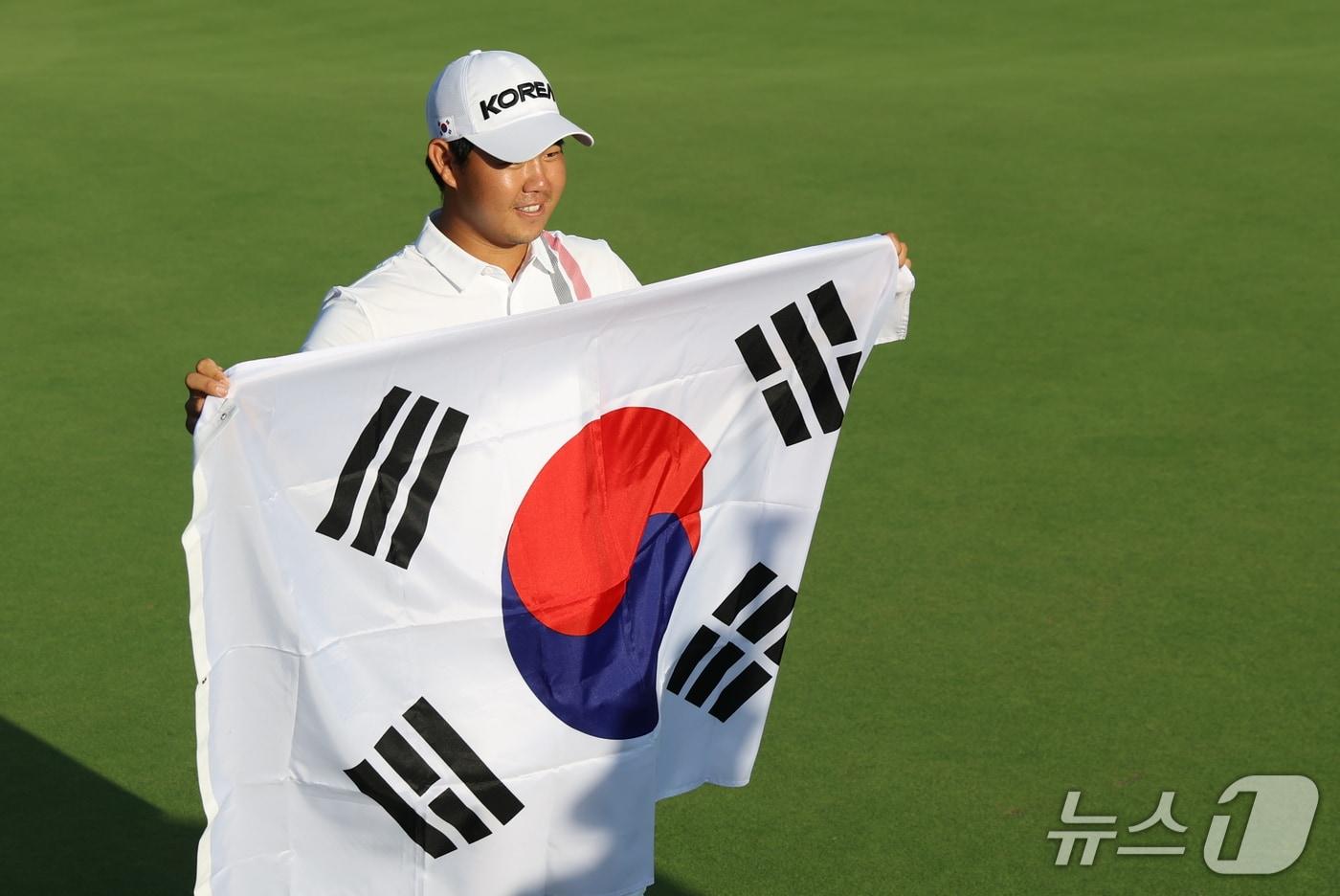 본문 이미지 -  2026 아이치·나고야 아시안게임 우승자 김주형.  ⓒ 뉴스1 김민지 기자
