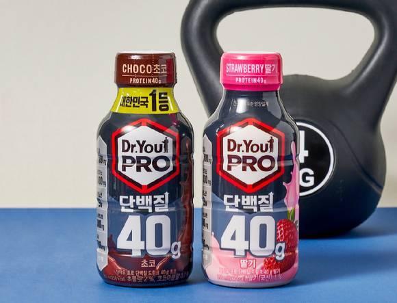 본문 이미지 - 오리온 닥터유PRO 단백질드링크 40g 2종 제품 이미지.(오리온 제공)