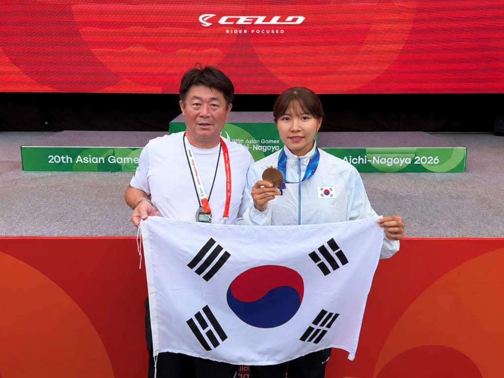 본문 이미지 - 아시안게임에서 2개의 메달을 획득한 신지은 (삼천리자전거 제공)