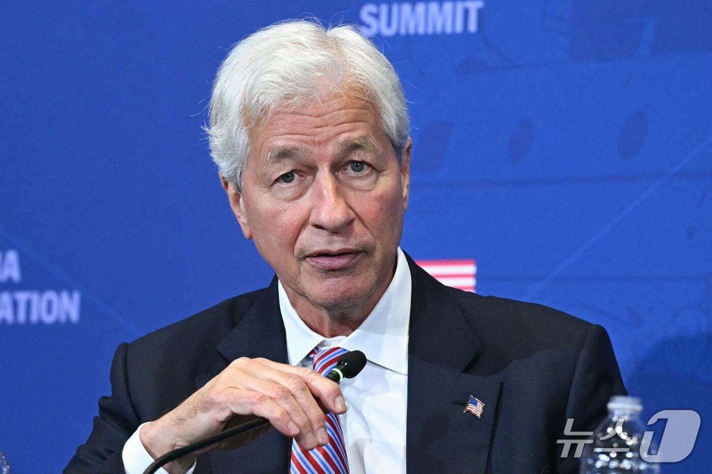 본문 이미지 - 제이미 다이먼 JP모건체이스 최고경영자(CEO). <자료사진> 2026.7.15 ⓒ AFP=뉴스1