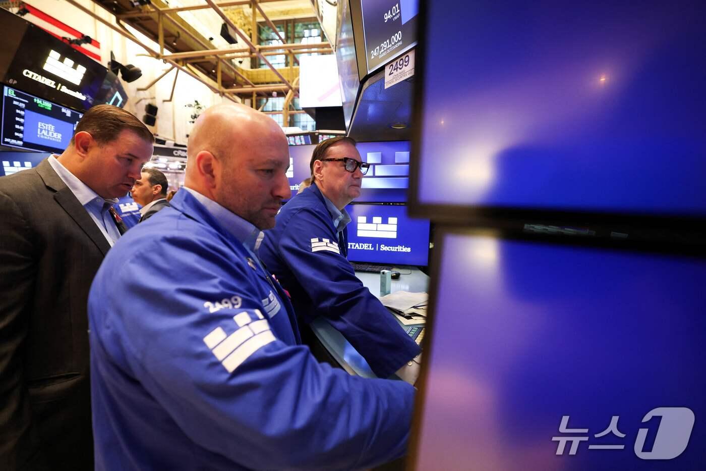 본문 이미지 - 미 뉴욕증권거래소(NYSE) ⓒ AFP=뉴스1
