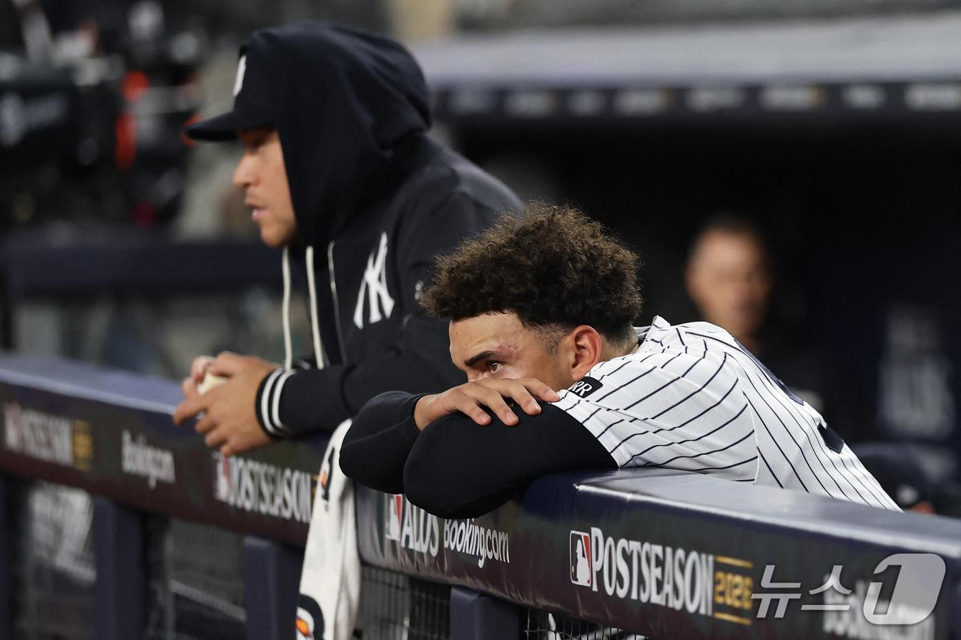 본문 이미지 - MLB 양키스가 ALDS에서 탬파베이에 스윕을 당하면서 퇴장했다.ⓒ AFP=뉴스1