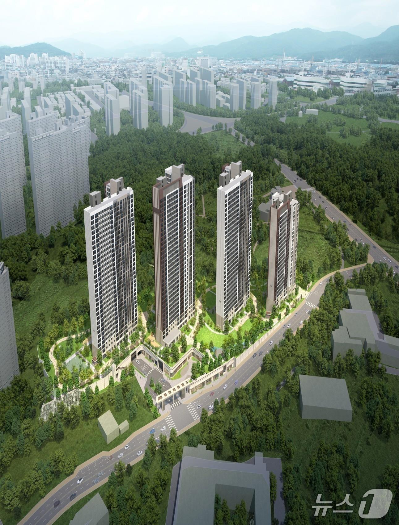 본문 이미지 - 청주 가경 아이파크 7단지 조감도.(시 제공 . 재판매 및 DB금지 ) 2026.10.8/뉴스1