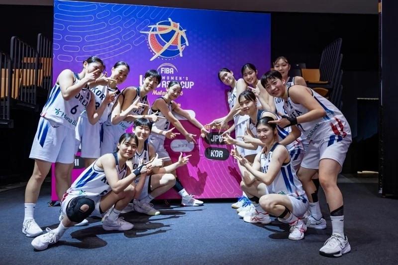 본문 이미지 - U-18 여자 농구 대표팀. (FIBA 홈페이지 캡처. 재판매 및 DB 금지)