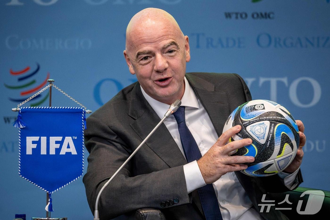 본문 이미지 - 잔니 인판티노 FIFA 회장 ⓒ AFP=뉴스1