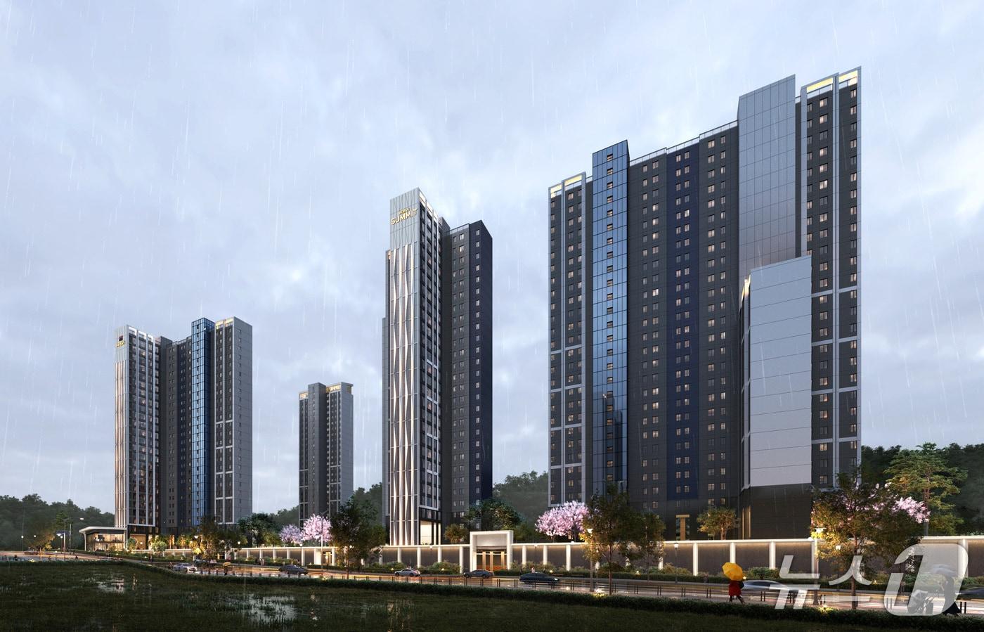 본문 이미지 -  경기 안산시 고잔연립6구역 재건축 투시도 (호반건설 제공) 뉴스1 ⓒ News1 