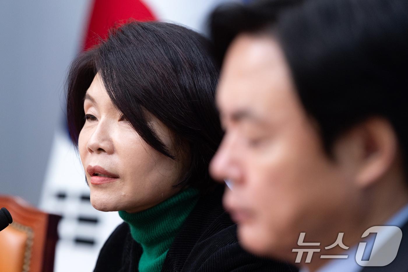 본문 이미지 - 한정애 더불어민주당 정책위의장. 2026.2.1/뉴스1 ⓒ News1 이승배 기자