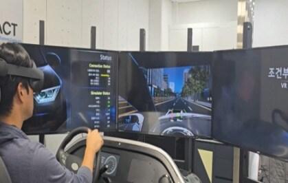 본문 이미지 - 가상환경(VR) 운전능력진단시스템./경찰청 제공