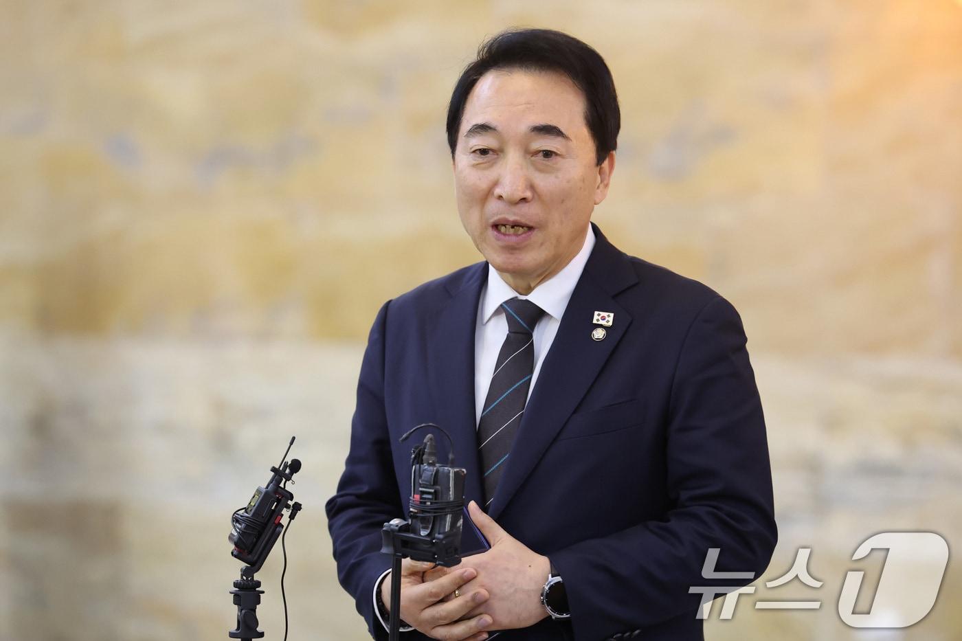 본문 이미지 - 박수현 더불어민주당 대변인. 2026.2.10 ⓒ 뉴스1 신웅수 기자