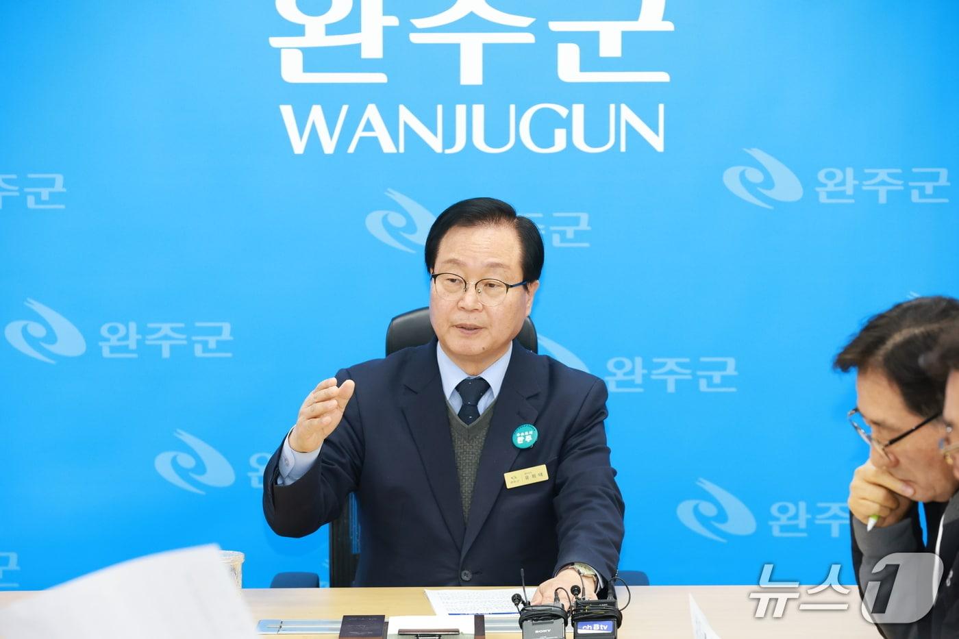 본문 이미지 - 유희태 완주군수(완주군 제공. 재판매 및 DB금지)2026.2.10/뉴스1