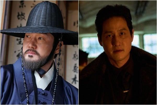 본문 이미지 - 윺지태(왼쪽)과 박해준 / '왕과 사는 남자' '휴민트' 스틸 컷