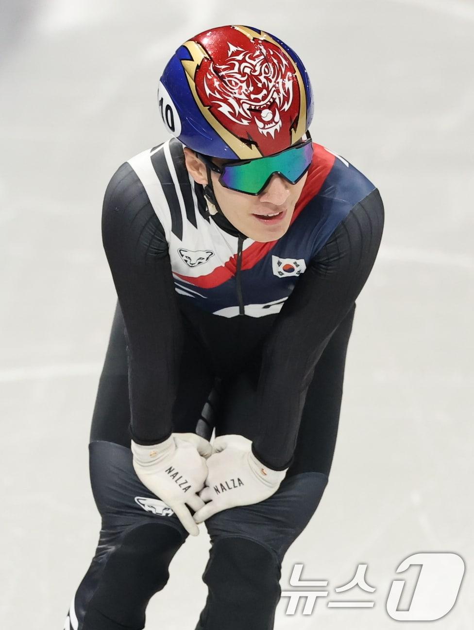본문 이미지 - 쇼트트랙 대표팀 황대헌. ⓒ 뉴스1 김진환 기자