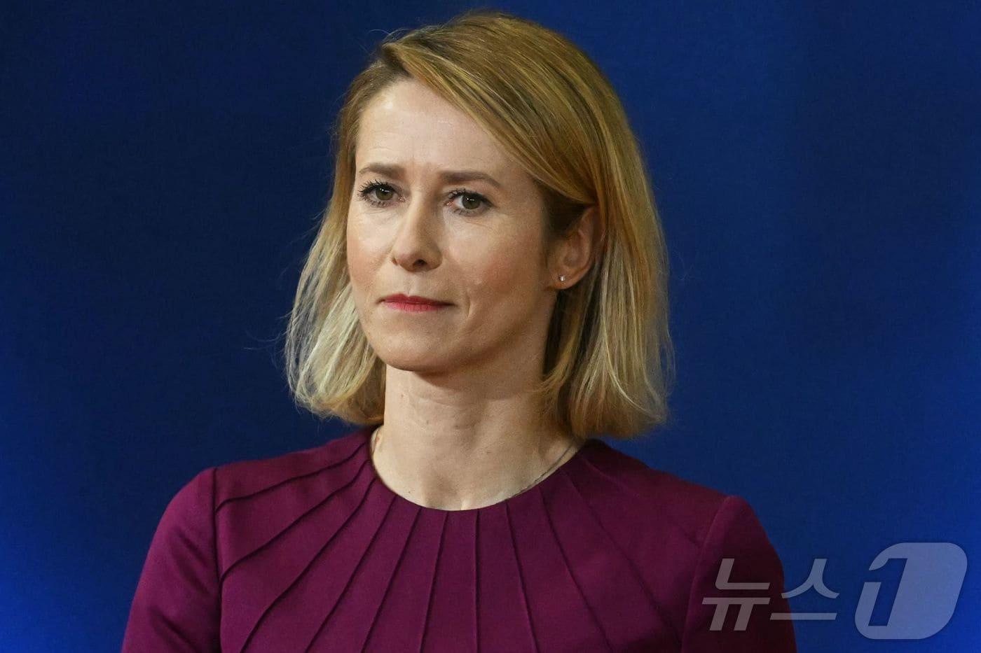 본문 이미지 - 유럽연합(EU) 외교·안보 고위대표이자 부집행위원장인 카야 칼라스가 2026년 1월 22일 브뤼셀에서 열린 유럽이사회 회의에 참석했다. 2026.01.22.<자료사진>ⓒ AFP=뉴스1