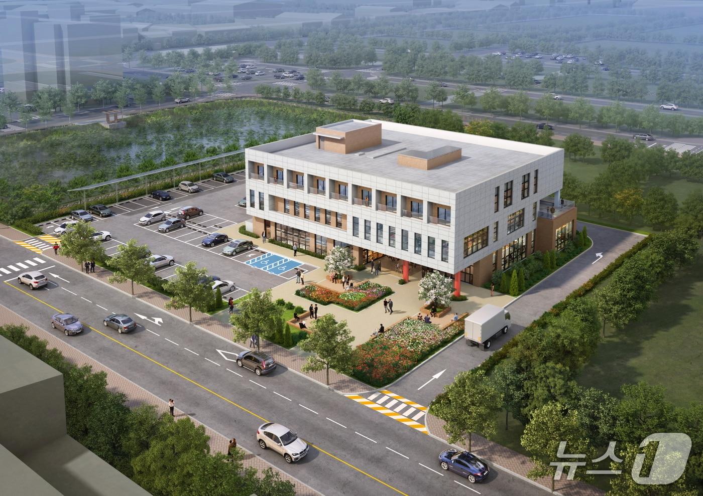 본문 이미지 -  보은군 공공임대형 지식산업센터 조감도(보은군 제공. 재판매 및 DB금지) /뉴스1