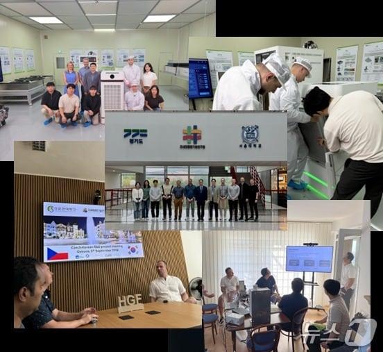 본문 이미지 - 한-체코 국제공동기술개발사업 연구 활동 사진.(차세대융합기술연구원 제공. 재판매 및 DB금지)