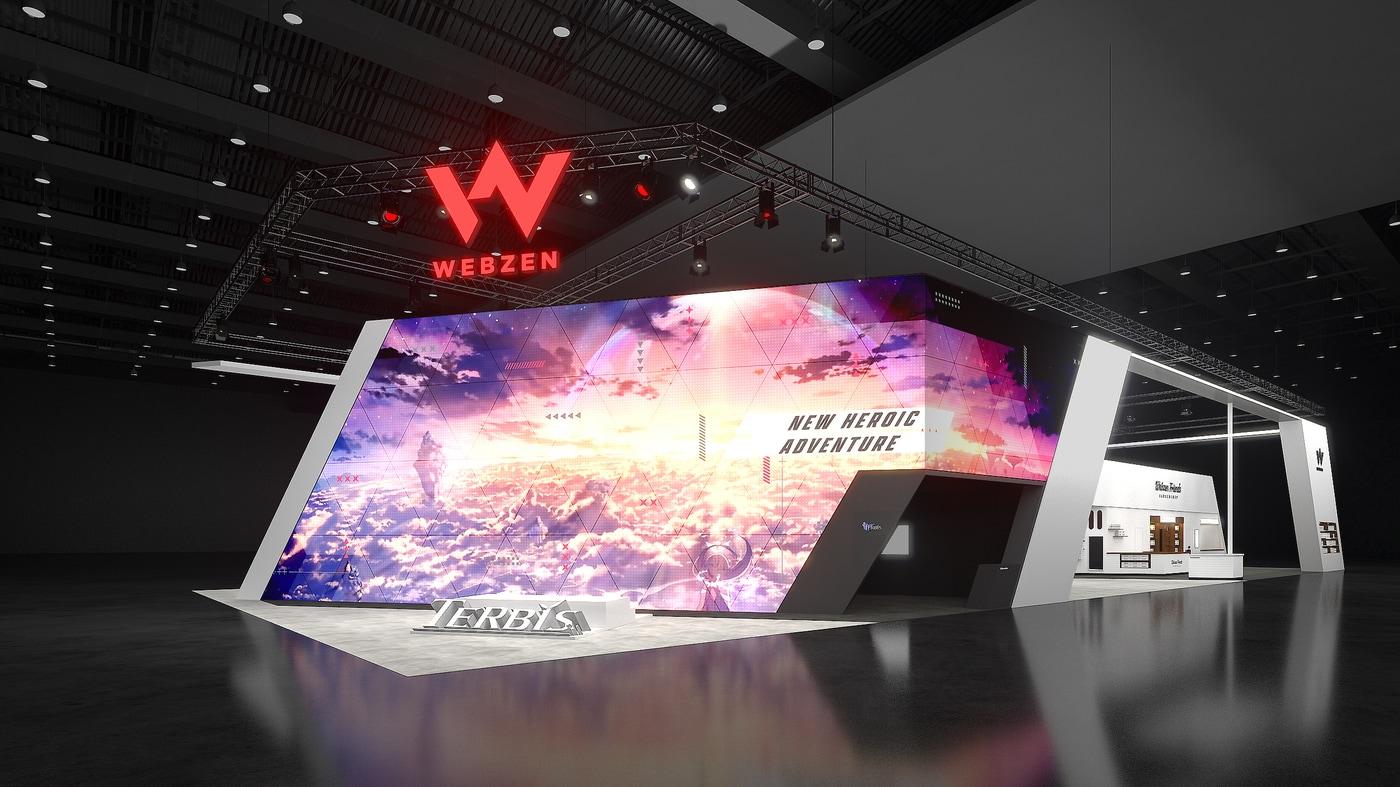 본문 이미지 - 웹젠 지스타 부스(웹젠 제공. 재판매 및 DB금지) ⓒ 뉴스1