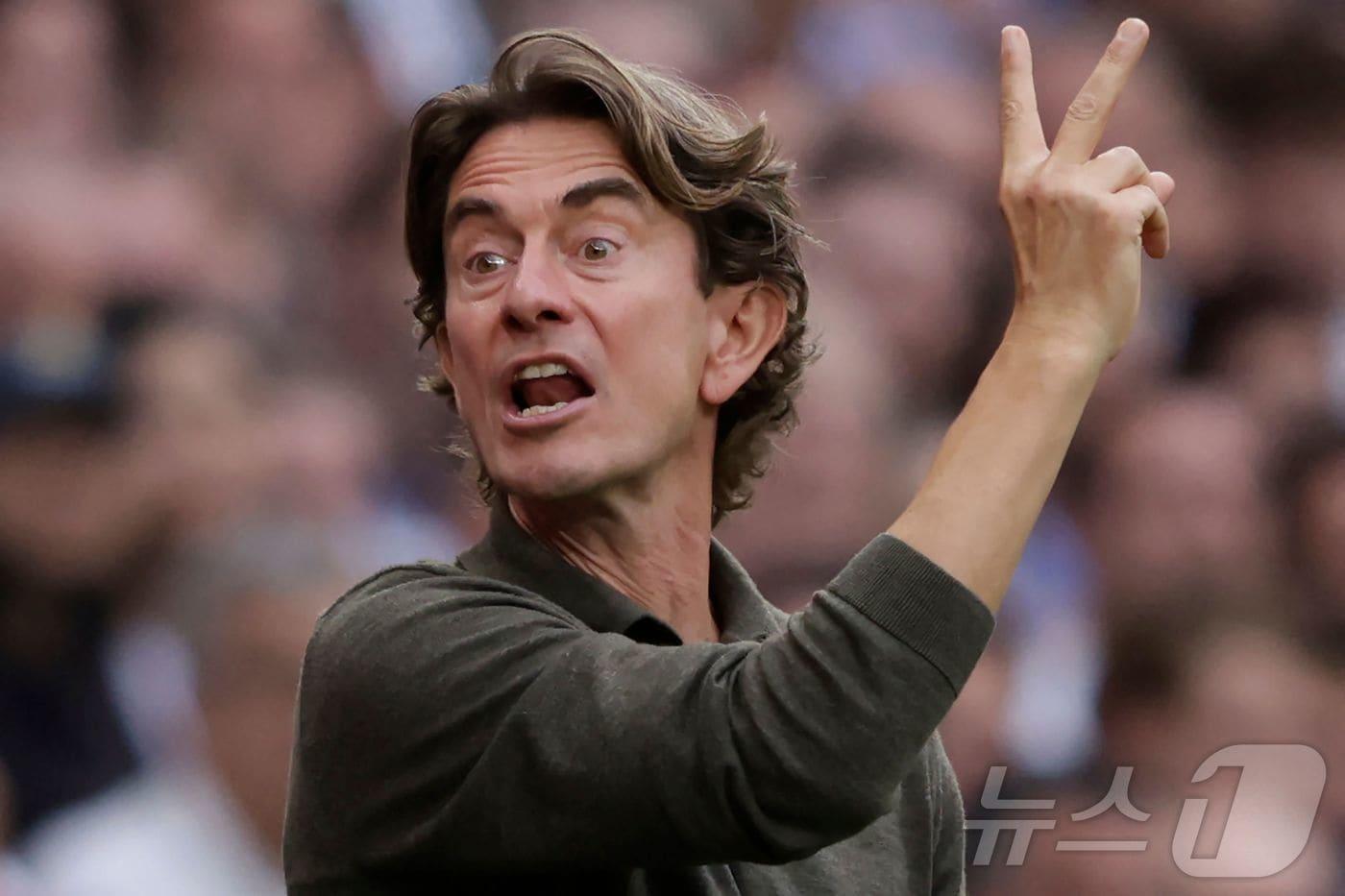 본문 이미지 - 토마스 프랭크 감독이 토트넘을 떠난다.ⓒ AFP=뉴스1