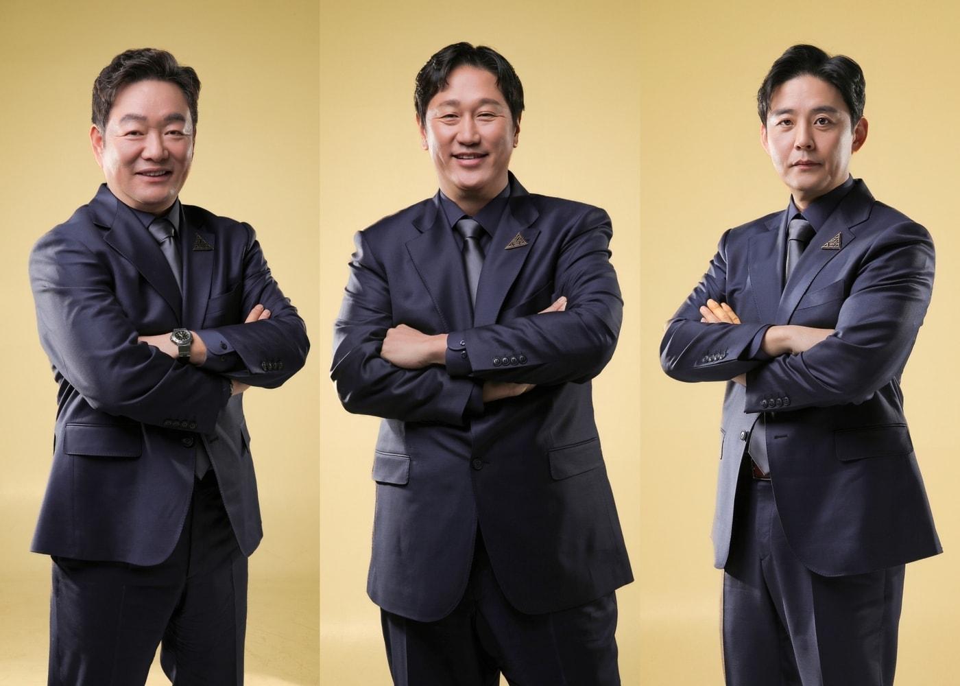 본문 이미지 - (왼쪽부터) 이순철 해설위원, 이대호 해설위원, 정우영 캐스터 / 사진제공=SBS