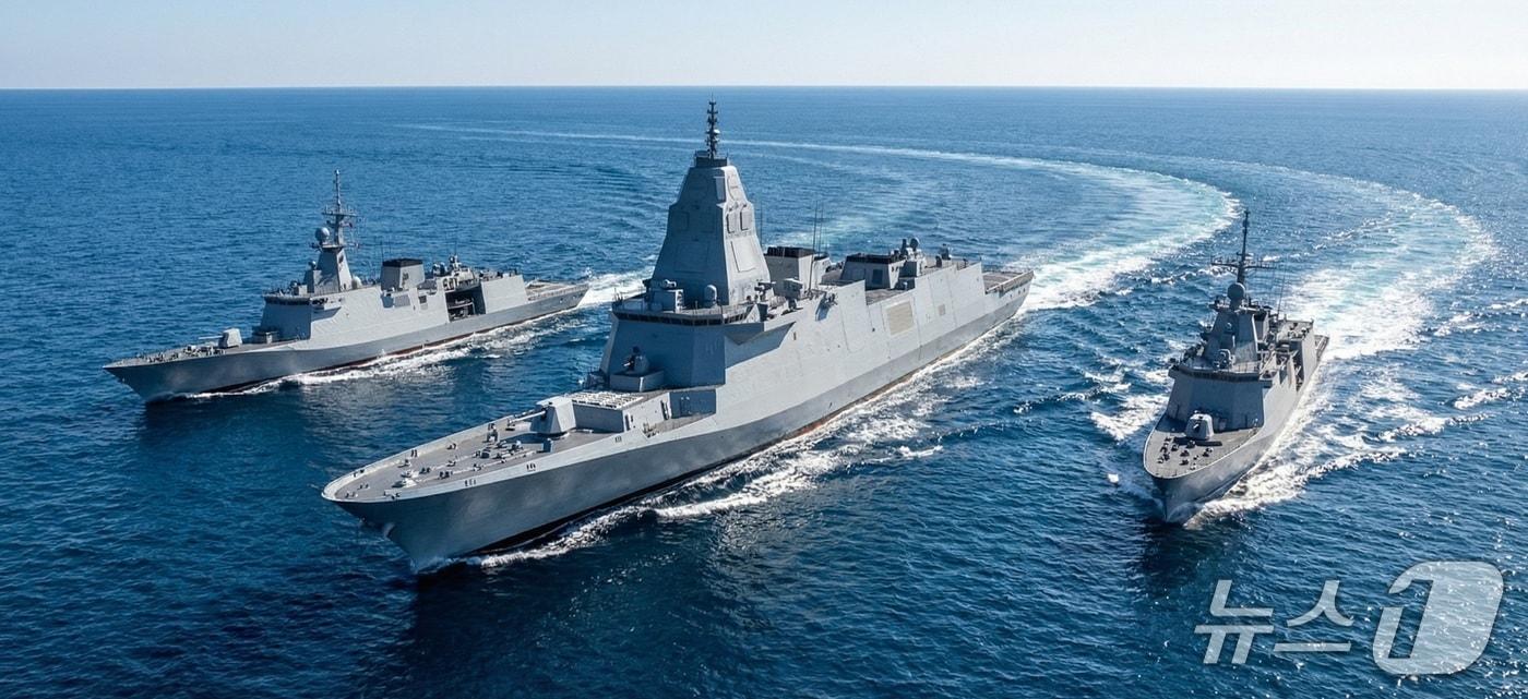 본문 이미지 - 포스코의 새 고연성강·방탄강을 적용한 차세대 함정 이미지(포스코 제공)