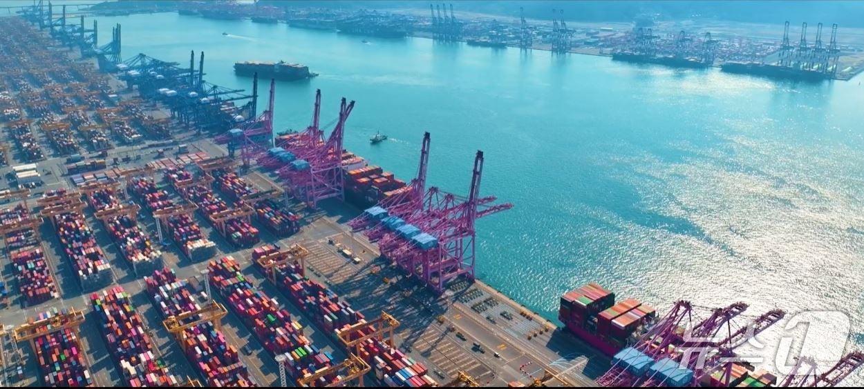 본문 이미지 - 부산항 신항(부산항만공사 누리집 갈무리)