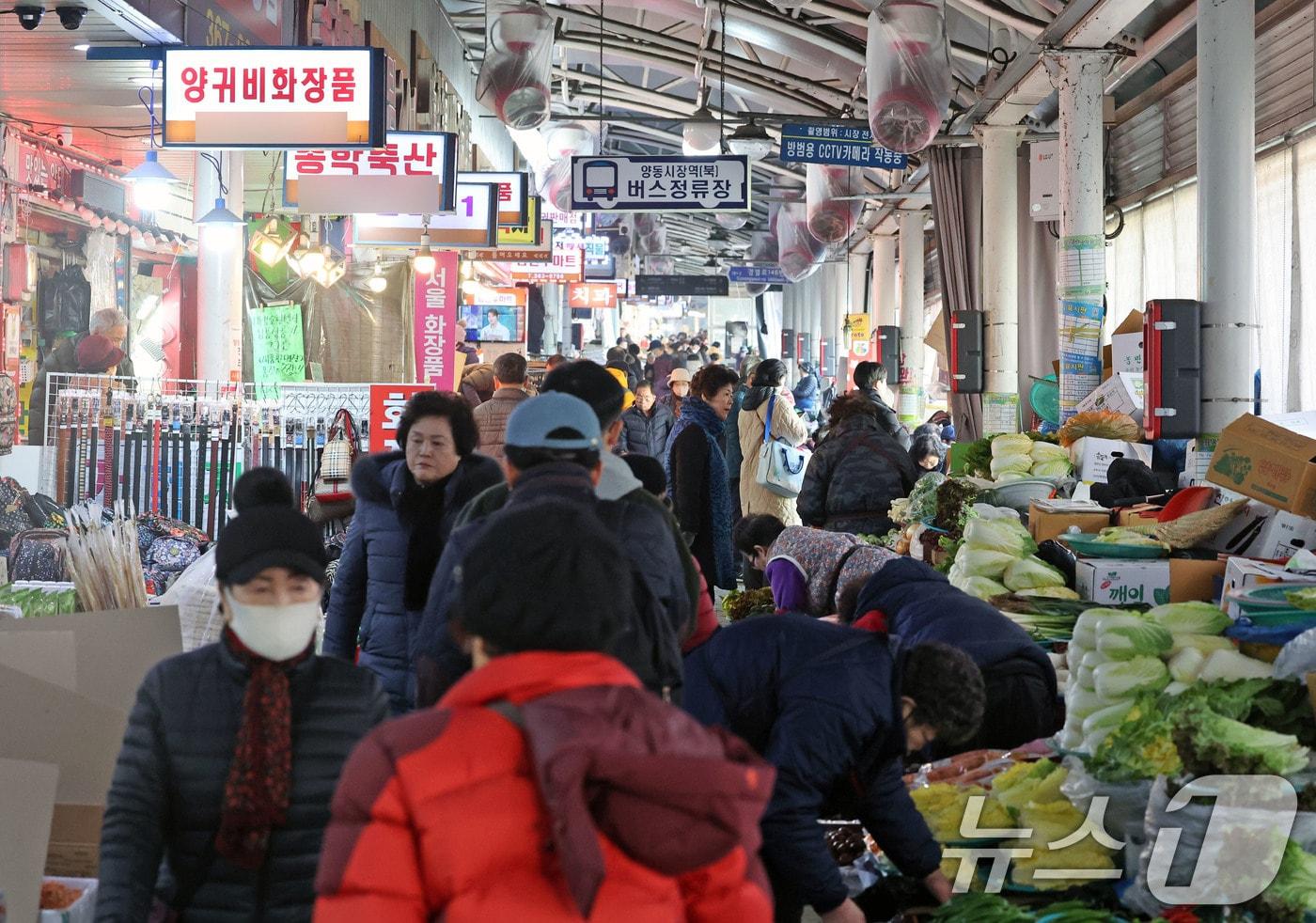 본문 이미지 - 광주의 한 전통시장 모습. (사진은 기사 내용과 무관함)ⓒ 뉴스1 박지현 기자