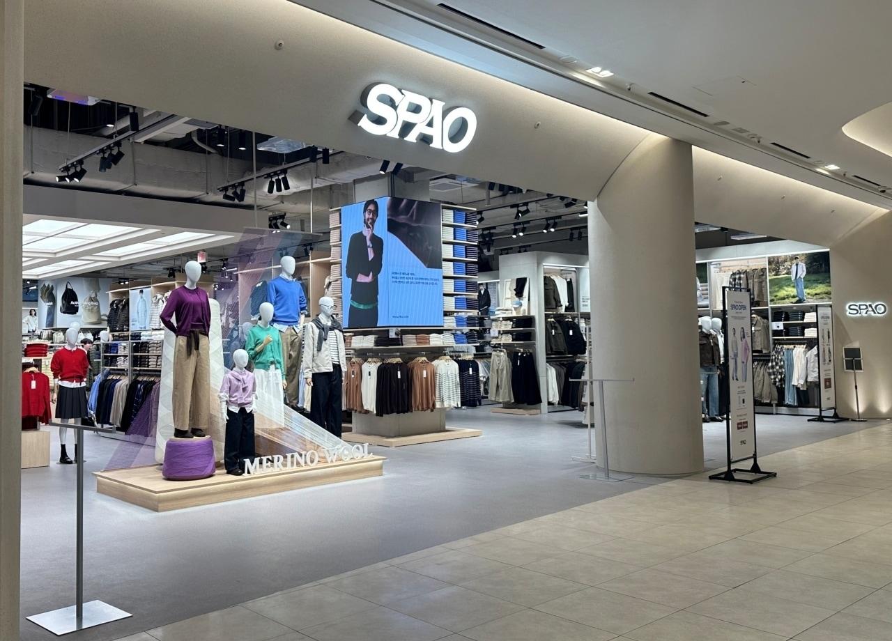 본문 이미지 - 스파오 스타필드 고양점(이랜드월드 제공)