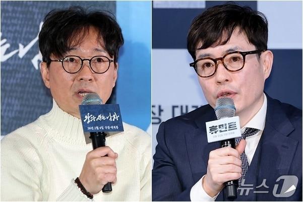본문 이미지 - 장항준(왼쪽)과 류승완 감독 / 뉴스1 DB