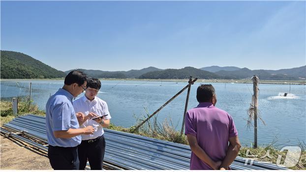 본문 이미지 - 양식장 임대사업 현장실사(한국어촌어항공단 제공)