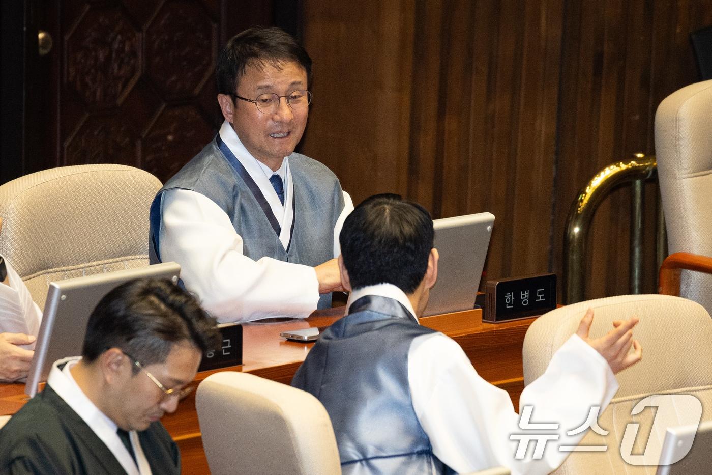 본문 이미지 - 한병도 더불어민주당 원내대표. ⓒ 뉴스1 유승관 기자