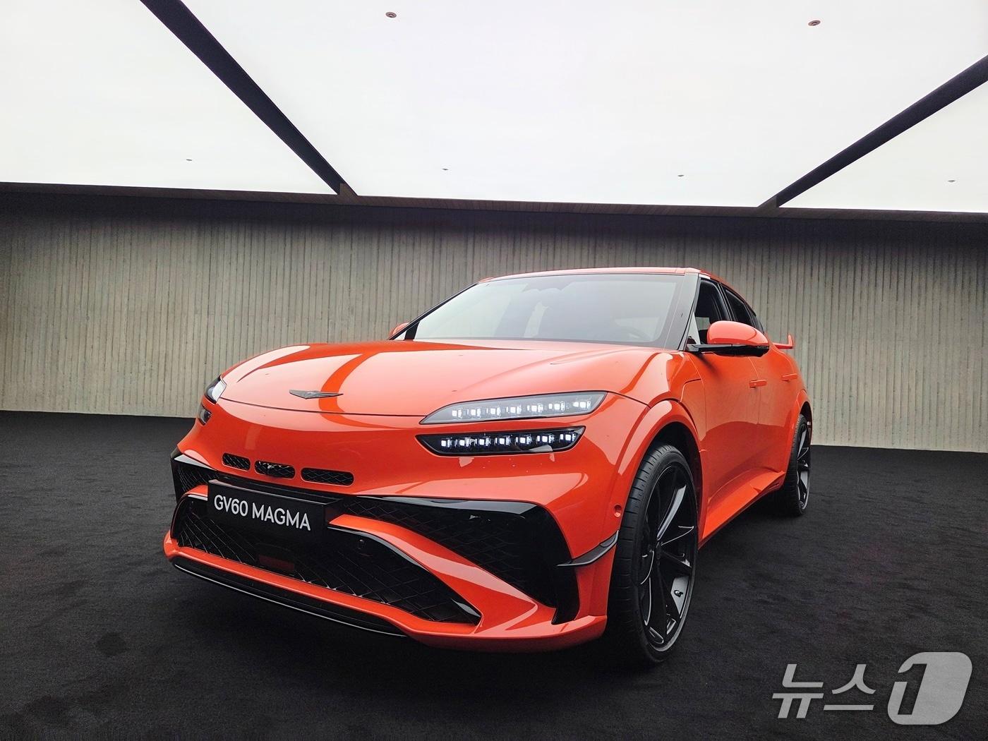 본문 이미지 - GV60 마그마 ⓒ 뉴스1 박기범 기자