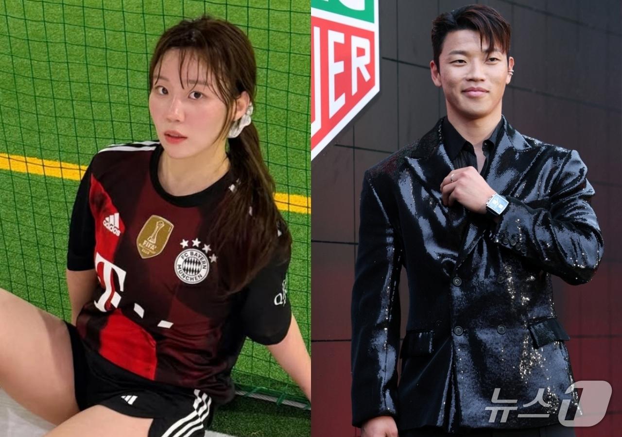 본문 이미지 - 황희정(왼쪽)과 황희찬 /  인스타그램, 뉴스1 DB