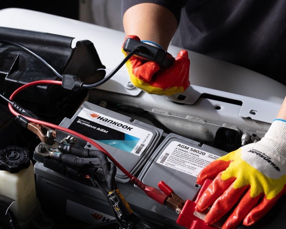 본문 이미지 - 한국앤컴퍼니의 차량 배터리 모습(자료사진. 한국앤컴퍼니그룹 제공).