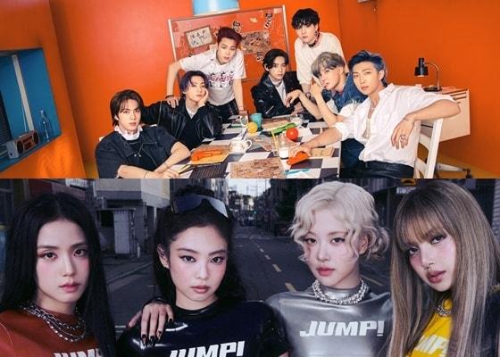 본문 이미지 - 방탄소년단(위쪽), 블랙핑크/ 사진제공=빅히트 뮤직, YG엔터테인먼트