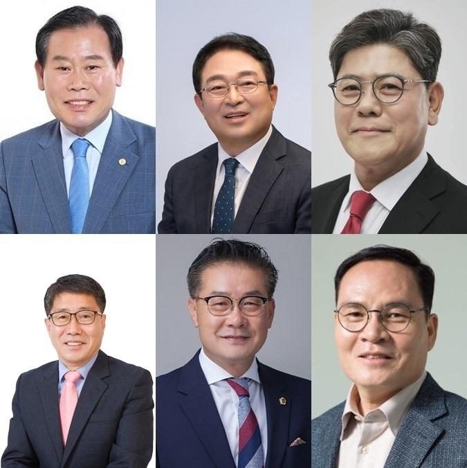 본문 이미지 - 민주당 김재종· 황규철, 국민의힘 김승룡· 전상인· 유재목· 추복성 (위 왼쪽부터 시계방향)/뉴스1 