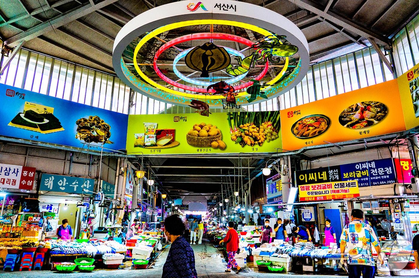 본문 이미지 - 서산동부전통시장 전경/뉴스1