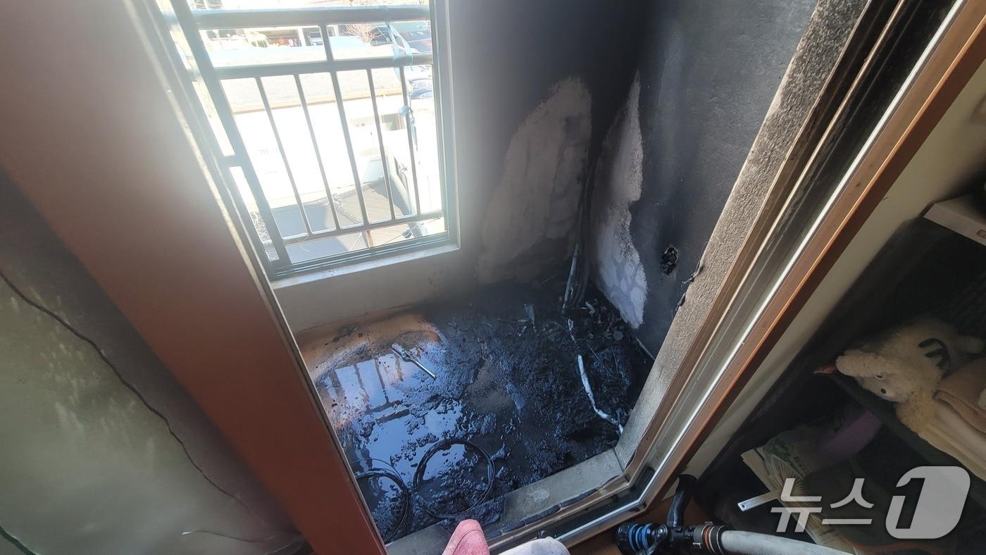 본문 이미지 - 화재 현장(제공. 재판매 및 DB금지)/뉴스1
