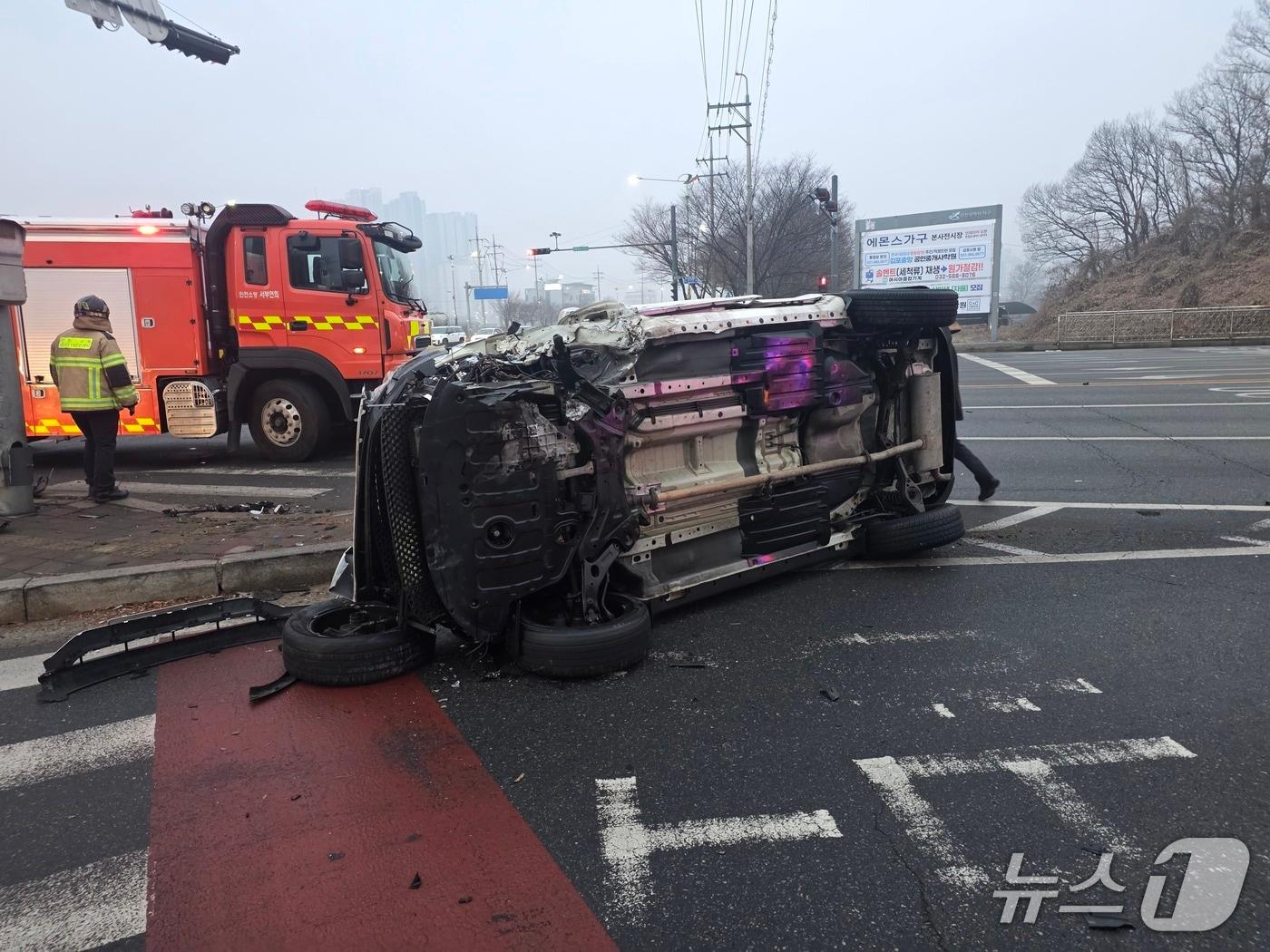 본문 이미지 - 사고현장(독자제공/뉴스1)