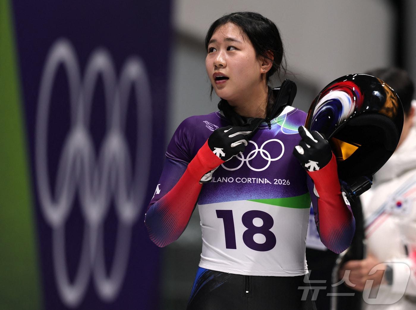 본문 이미지 - 한국 스켈레톤의 홍수정 ⓒ 로이터=뉴스1