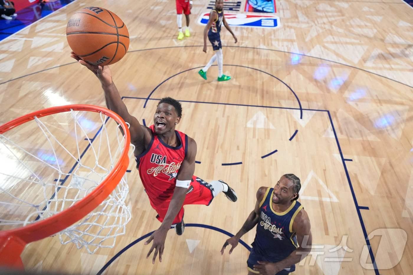 본문 이미지 - 미국 NBA 올스타전 경기 모습 ⓒ AFP=뉴스1