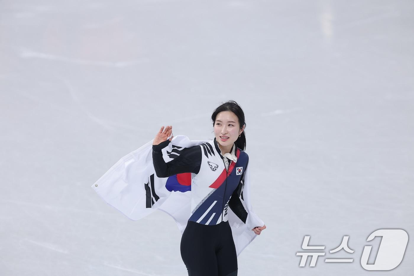 본문 이미지 - 김길리가 쇼트트랙 여자 1000m 동메달을 수확했다. ⓒ 뉴스1 김성진 기자