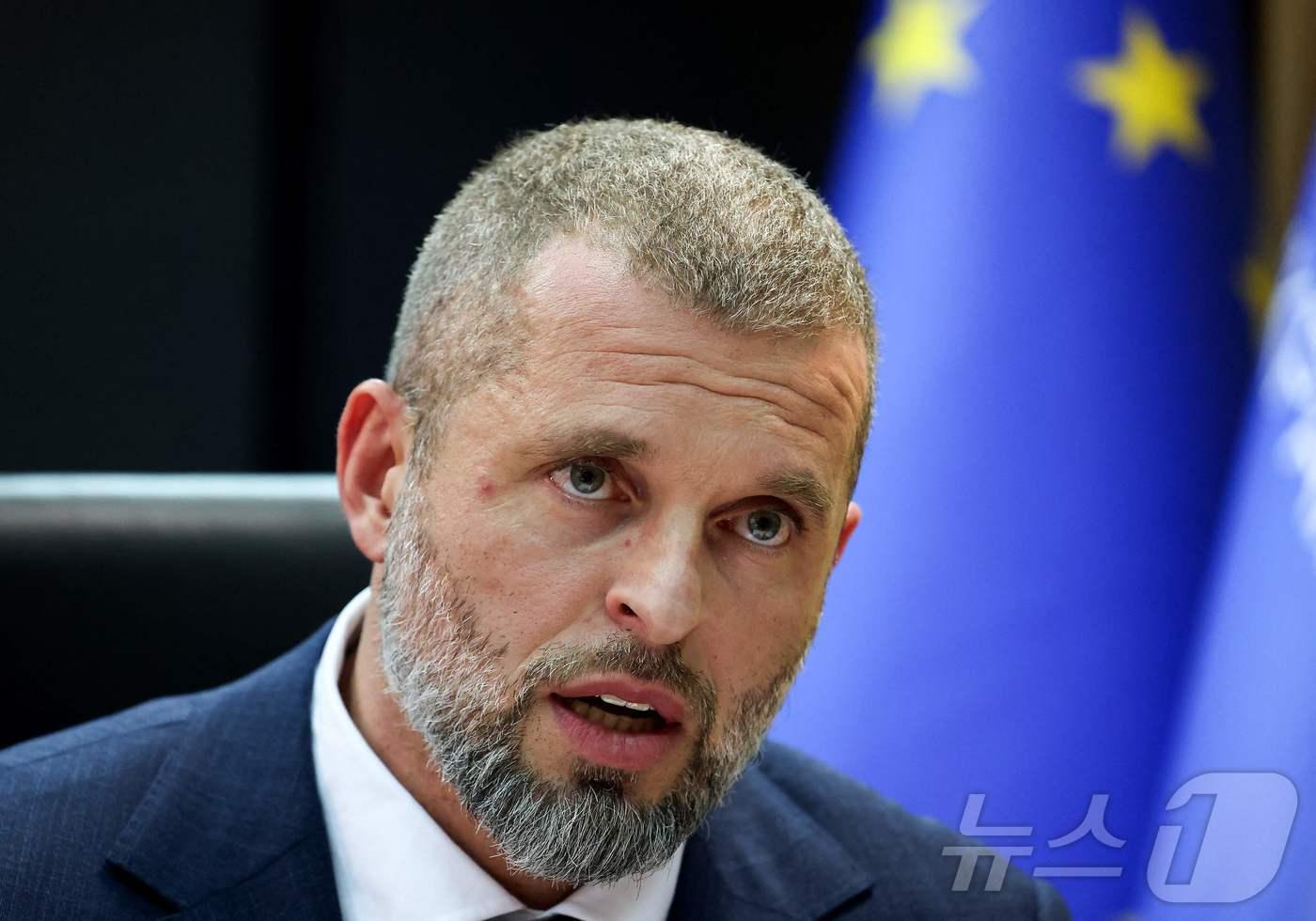 본문 이미지 - 마트비이 비드니이 우크라이나 체육부 장관.  ⓒ AFP=뉴스1