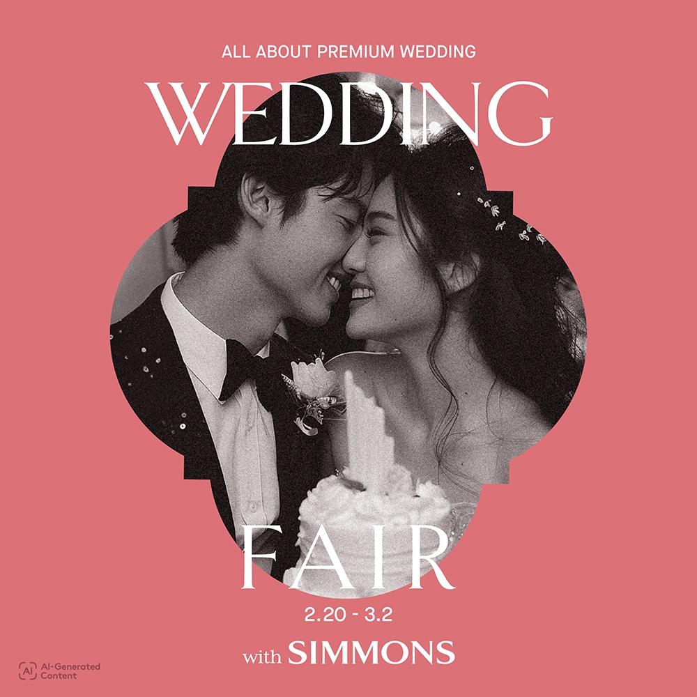 본문 이미지 - 시몬스 침대 롯데백화점 웨딩페어(시몬스 제공)