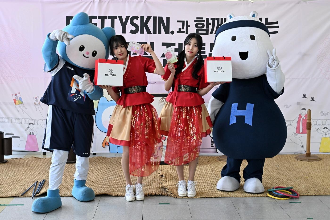 본문 이미지 - 핸드볼 H리그가 링티·프리티스킨과 함께 브랜드데이를 개최했다(KOHA 제공)