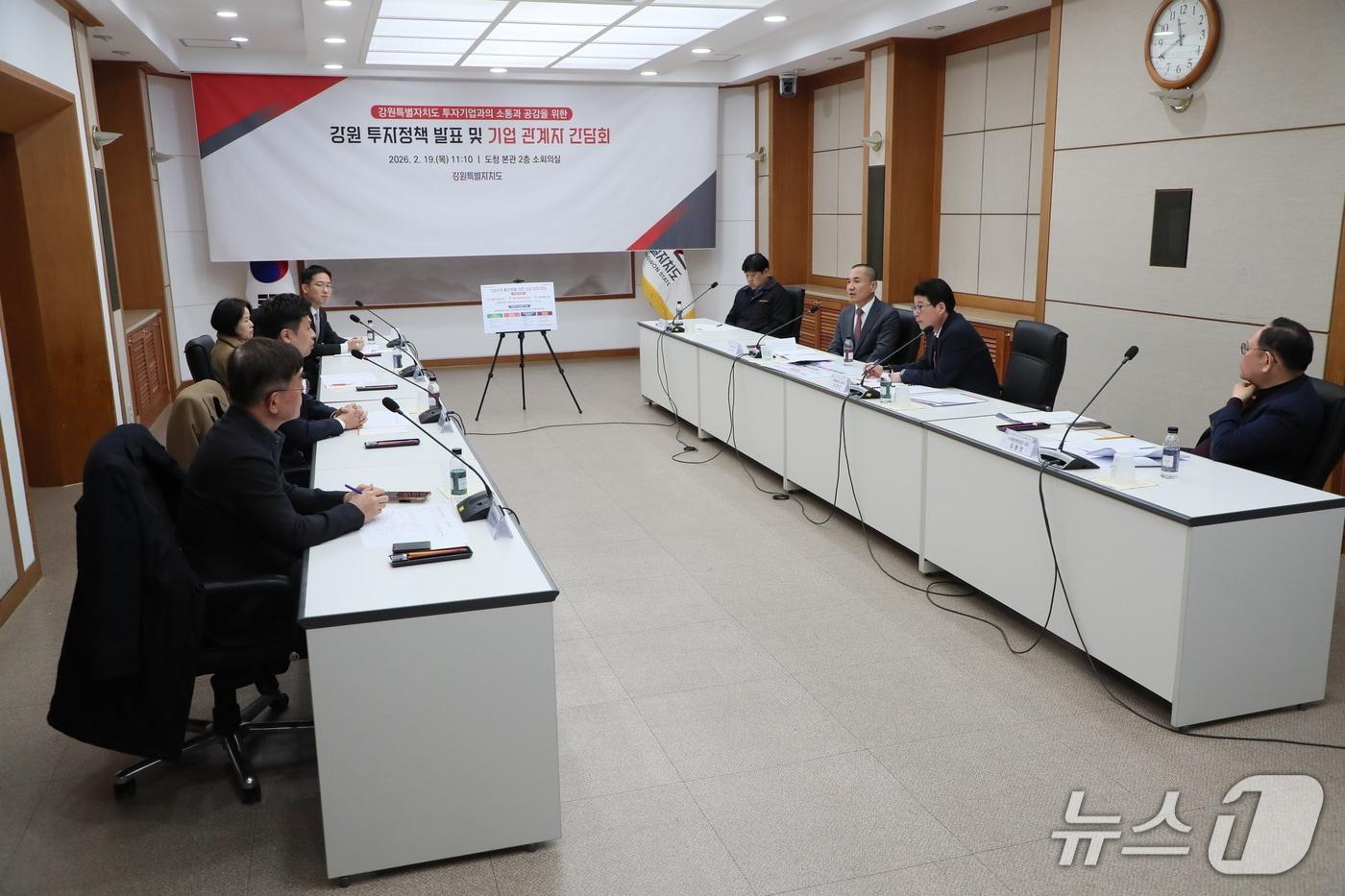 본문 이미지 - 투자유치 정책발표(강원도 제공. 재판매 및 DB금지)/뉴스1