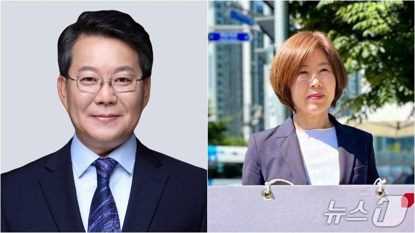 본문 이미지 - 19일 윤석열 전 대통령에 대한 무기징역 이후 SNS에 입장을 낸 변성완 민주당 부산시당위원장과 김미애 국회의원 (SNS 캡처. 재판매 및 DB금지)