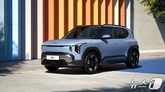 본문 이미지 - 기아의 유럽 맞춤형 소형 전기 스포츠유틸리티차(SUV) EV2.(기아 제공)