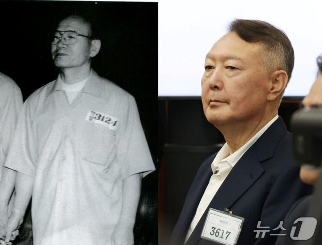 본문 이미지 - 전두환 전 대통령(왼쪽)과 윤석열 전 대통령. /뉴스1 DB