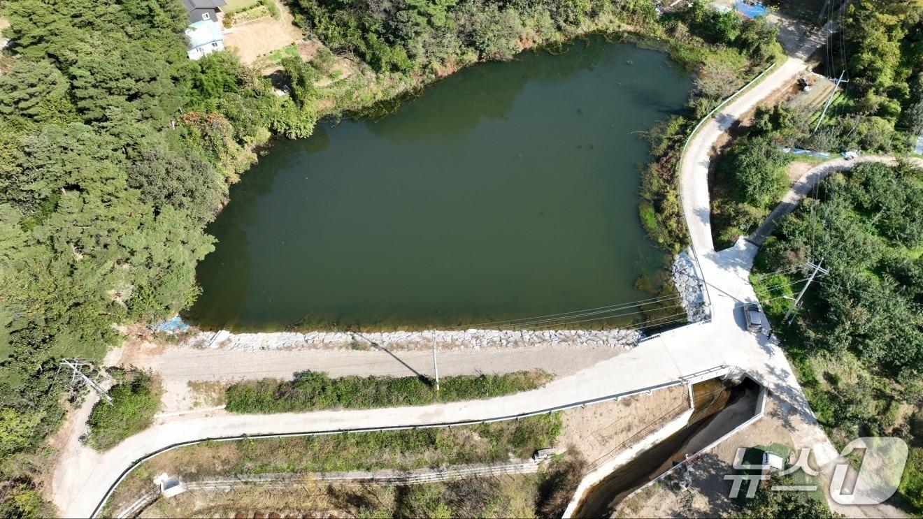 본문 이미지 - 황간면 안화저수지(영동군 제공. 재판매 및 DB금지) /뉴스1 